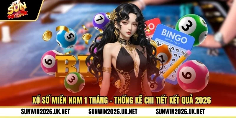 Xổ Số Miền Nam 1 Tháng - Thống Kê Chi Tiết Kết Quả 2026